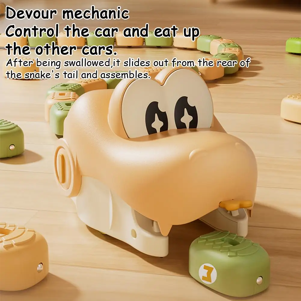 Snake Remote Control Greedy Snake Game RC Car Parent Child Interactive Competition Intelligent Animal Educational Toy For Kids