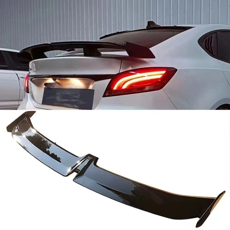 Universal Car Spoiler 3-Box Sedan Non-Drilling Seagull Wing Spoiler Sports Car Rear Wing Exterior Upgrade Modification Accessory