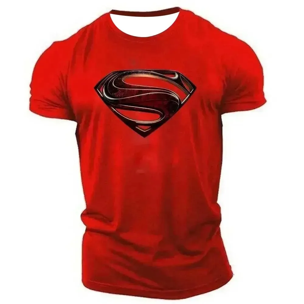 Superhero S Logo 3D Print Sports Breatha Quick-dry Men's  Women's Large-size T-shirt Outdoor Street Casual Parent-child Clothing view 2