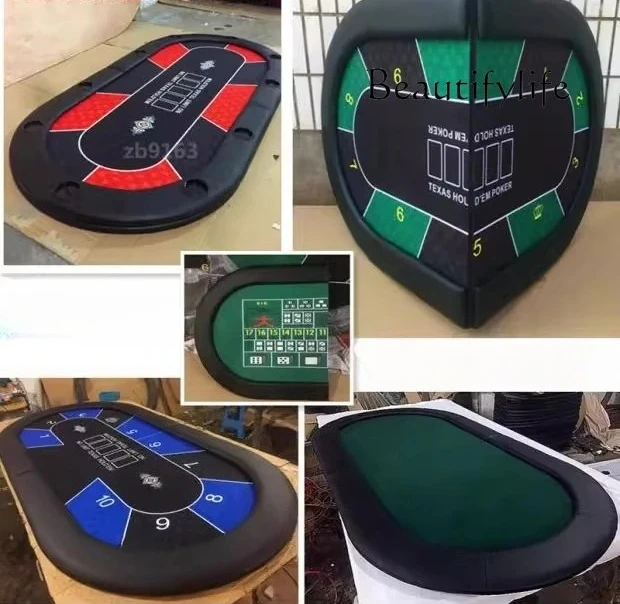 

Свет для одного человека, чтобы снять и прогулку, ножки стола можно добавить. Портативная пара складных столешниц Texas Hold'em,