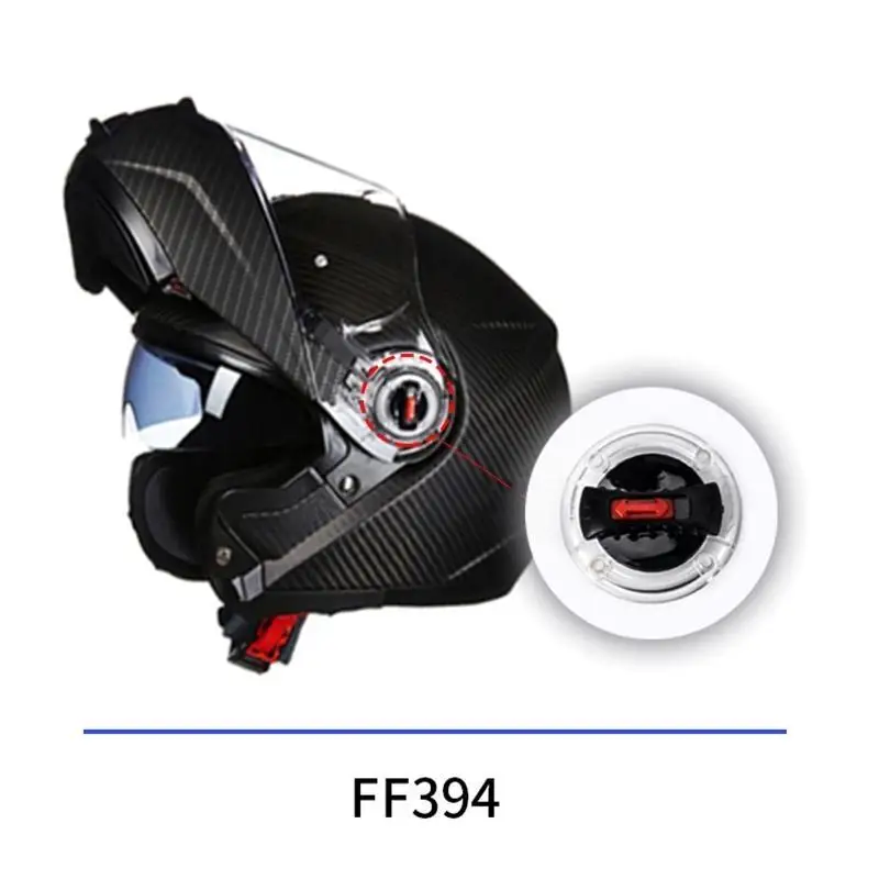 02de motocyklowy hełm daszek prawej lewej lewej mocy Podstawa obrotu obrotowego dla FF370/358