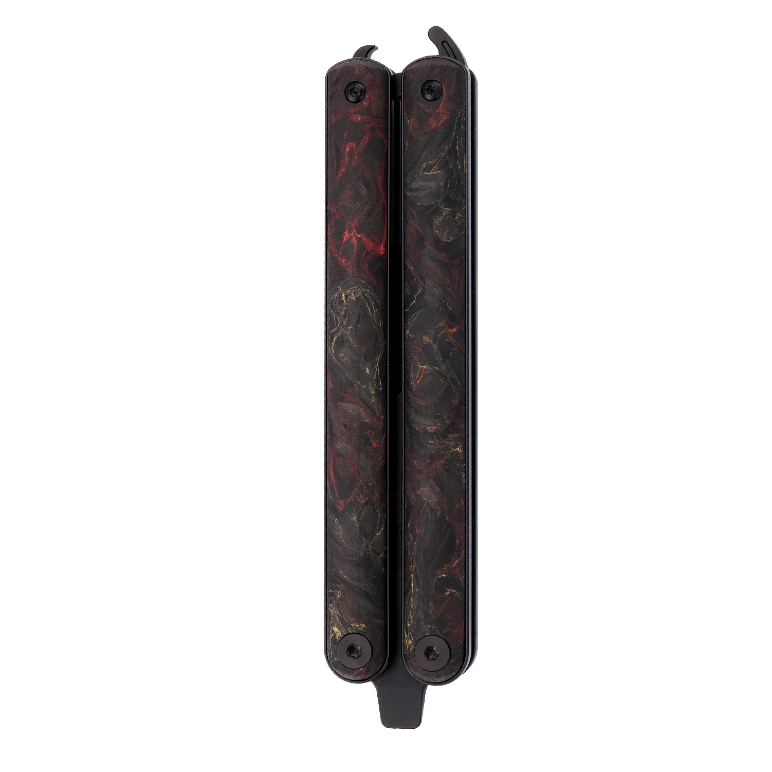 Carbon Fiber and Titanium Alloy Multifunctional EDC Tool Folding Handle Outdoor Utility Portable Pocket Bottle Opener