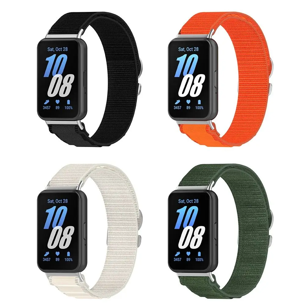 New Nylon Nylon Loop Strap Replacement Watchband Bracelet Smart Watch Accessories Watchband for Samsung Galaxy Fit 3