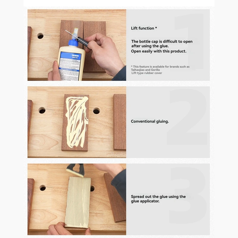 Carpenter Gluing Tool Woodworker Gluing Auxiliary Tools DIY Gluing Tool Repair Glue Tool-A63M