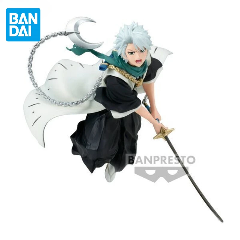 Bandai Original VIBRATION STARS BLEACH Anime Figure Hitsugaya Toushirou Action Figure Toys for Boys Girls Birthday Gifts