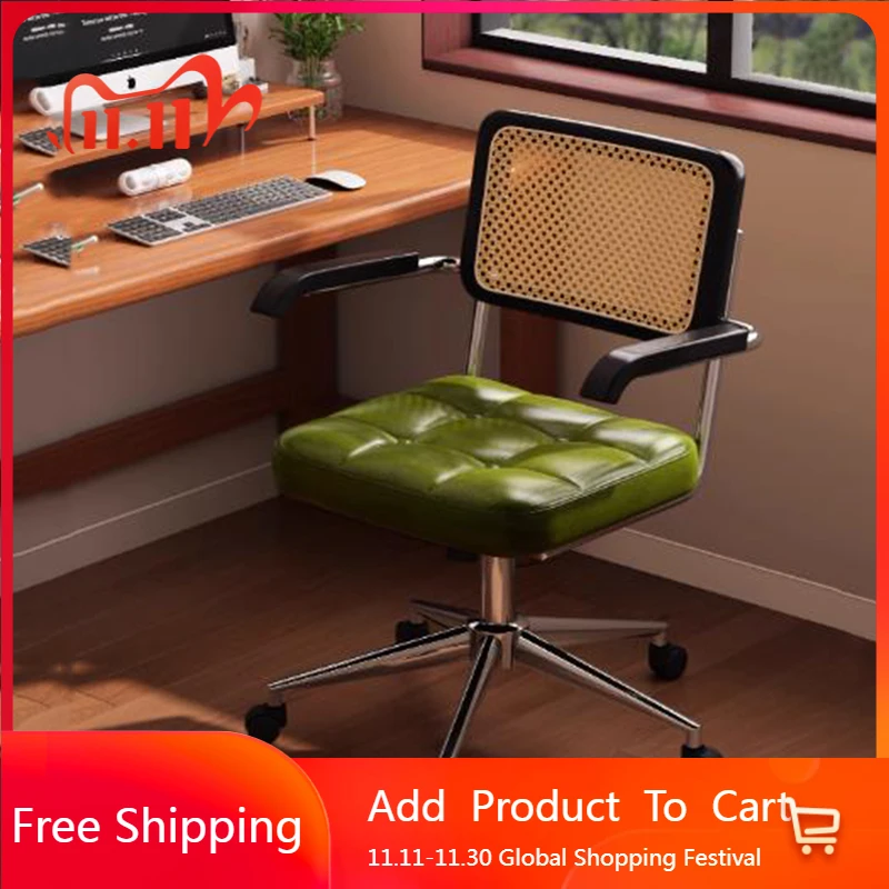 

Modern Designer Office Chair Dinning Bedroom Wheels Bar Camping Office Chair Vanity Reading Sillas De Oficina Trendy Furniture