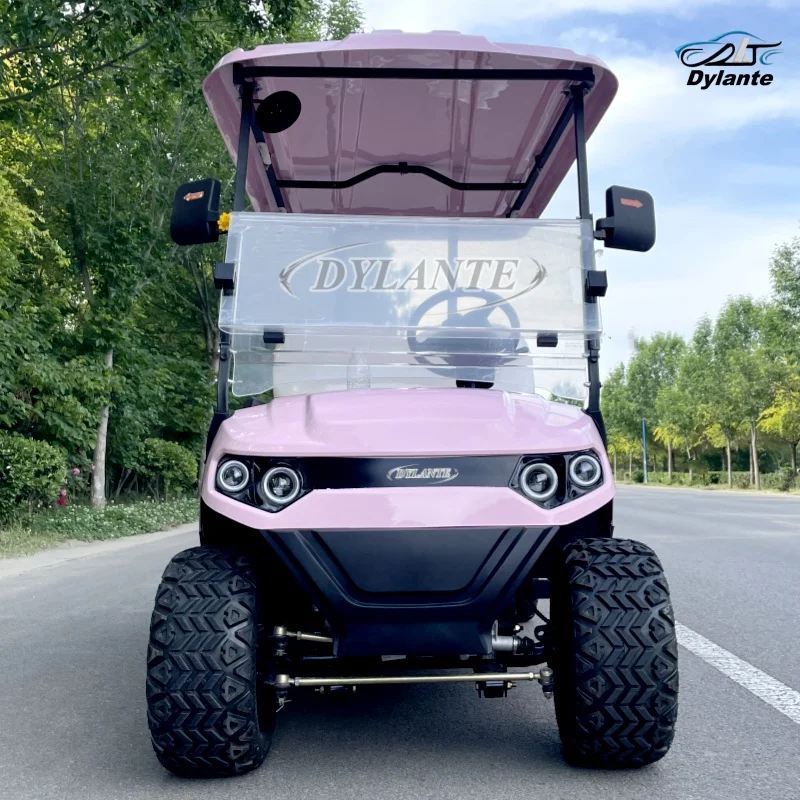 

Совершенно новая экспортная уличная легальная 4-местная внедорожная электрическая тележка для гольфа, внедорожная охотничья машина, маленькая электрическая пляжная тележка с двойной кабиной