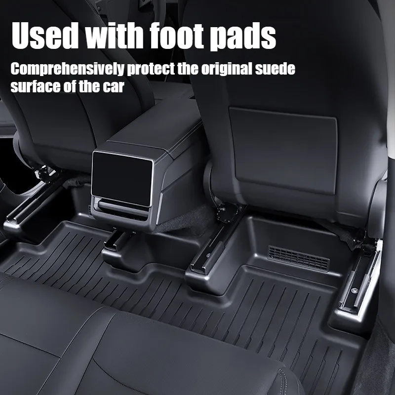 

TPE Under Seat Corner Guard Seat Slide Rails Protector Cover for Tesla Model Y Juniper 2025+ Anti-Kick Decor Auto Accessories