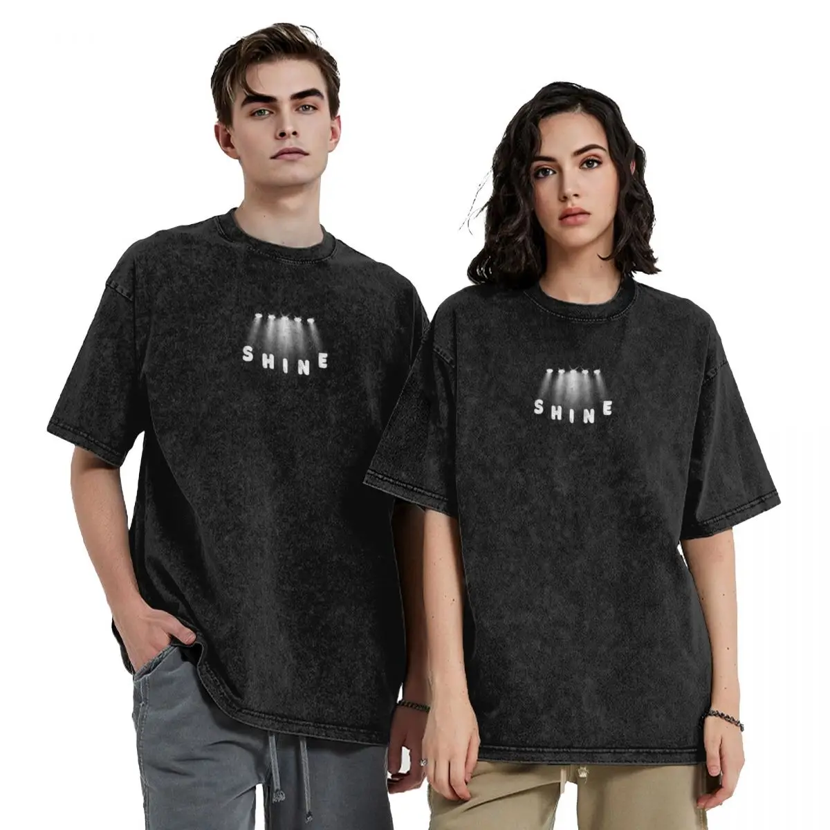 

Luminous 'Shine' - Take That inspired Art Design T-Shirt summer 2025 new edition man t shirt plus size men clothing