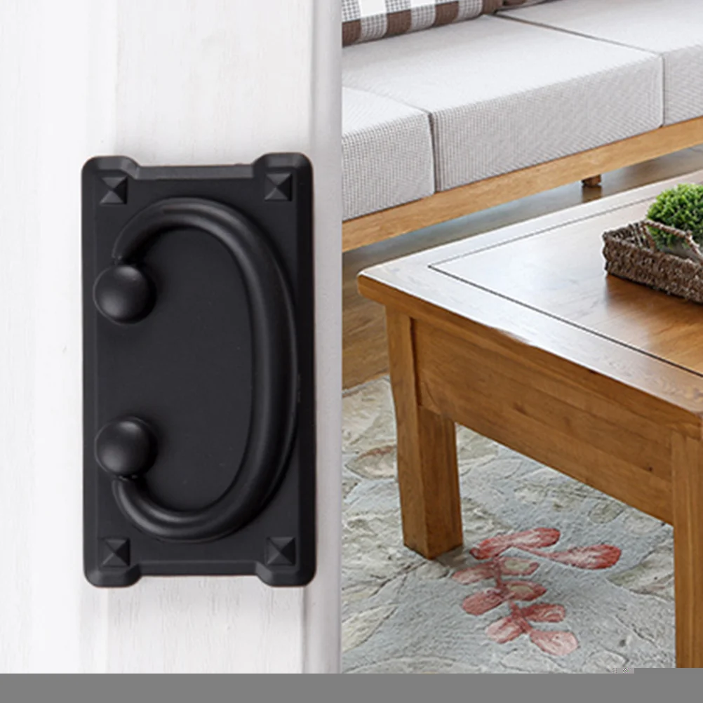 

2pcs Ring for Cabinets Dressers Black H Cabinet Knobs Cabinet Knobs Pulls les Furniture Hardware