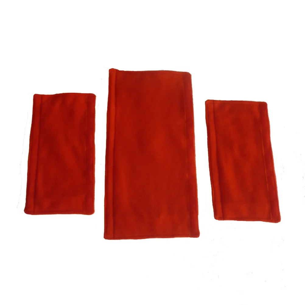 

3Pcs Refrigerator Handle Covers Christmas Design Washable Kitchen Appliance Protectors for Fridge Microwave Cabinet Doors Red 2