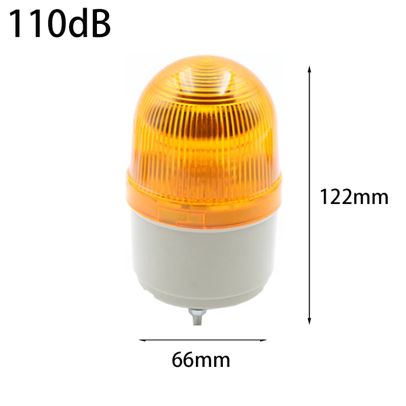 مصباح تحذير استروب 2071J مع bộزير - مصباح إشارة إنعام LED 12V/24V/220V لسلامة المركبات الصناعية