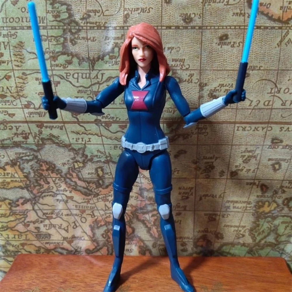 Hasbro Marvel Legends The Avengers Black Widow 6 pulgadas productos auténticos a granel modelo defectuoso muñeca figura de acción regalo de cumpleaños