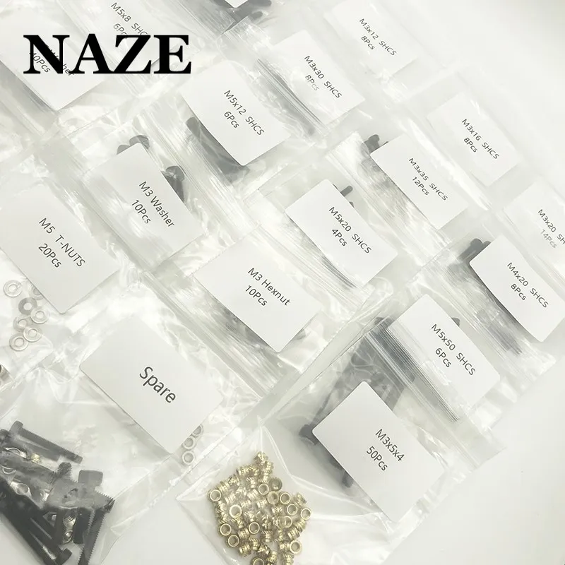 NAZE ZeroG Mercury One.1 Upgrade Fasteners Kit For Creality Ender 5(Pro) /Ender 5 Plus Upgrade Full set of screws T-nut