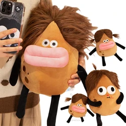 Kawaii 30-50CM Bang Hair Potatoes Toy DIY Styling Super Soft Dolls Simulation Funny Expression Girls Birthday Halloween Gift Hom