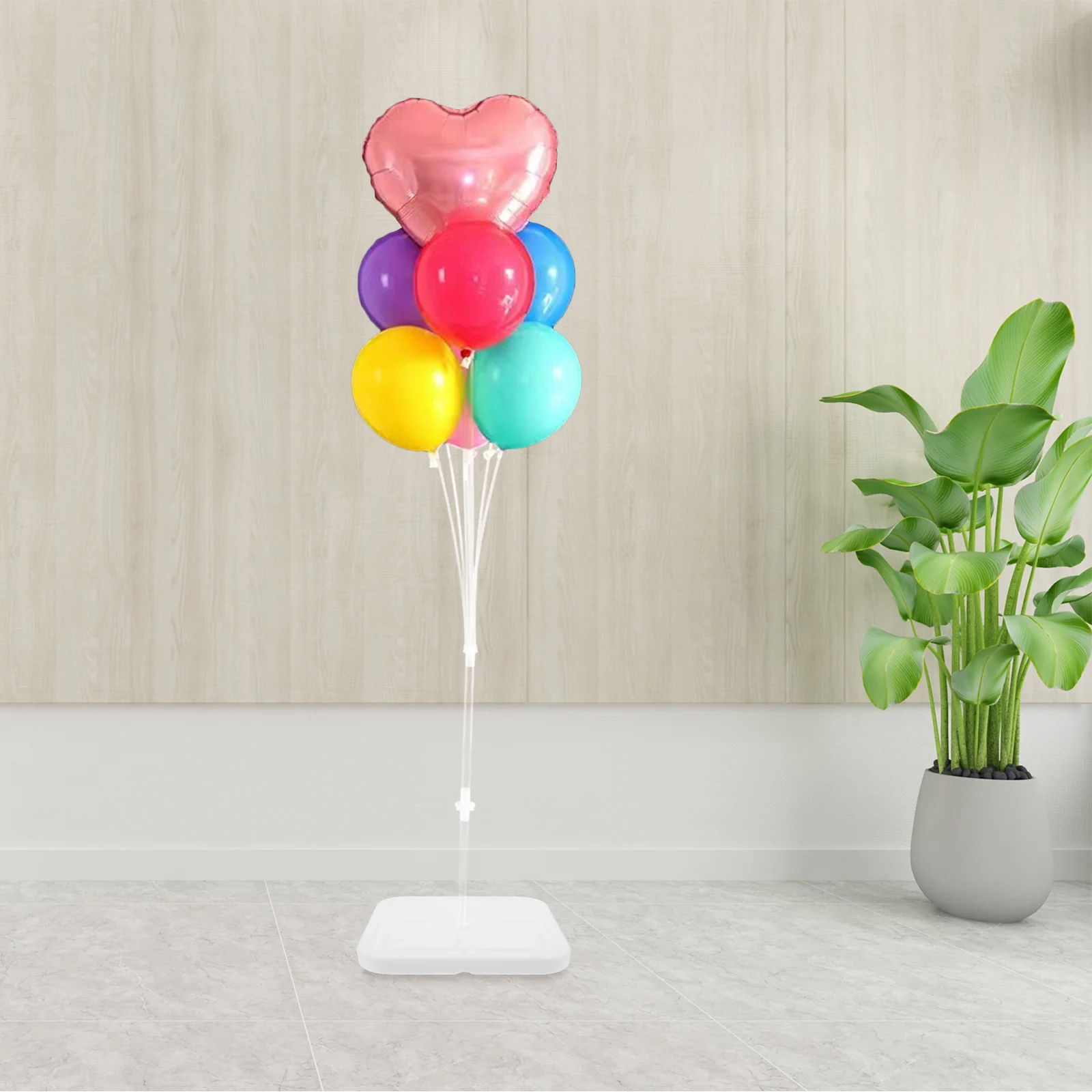 

2Pcs Balloon Column Stand Long-Lasting Water Filling Base for Indoor Outdoor Use Balloon Arch Stand Water Filling Weight Base