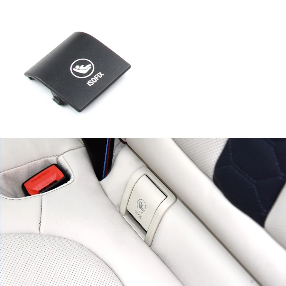 Assento infantil traseiro âncora segurança isofix capa para bmw x5 g05 2019-2023 contenção assento traseiro do carro gancho fivela capa placa acessórios