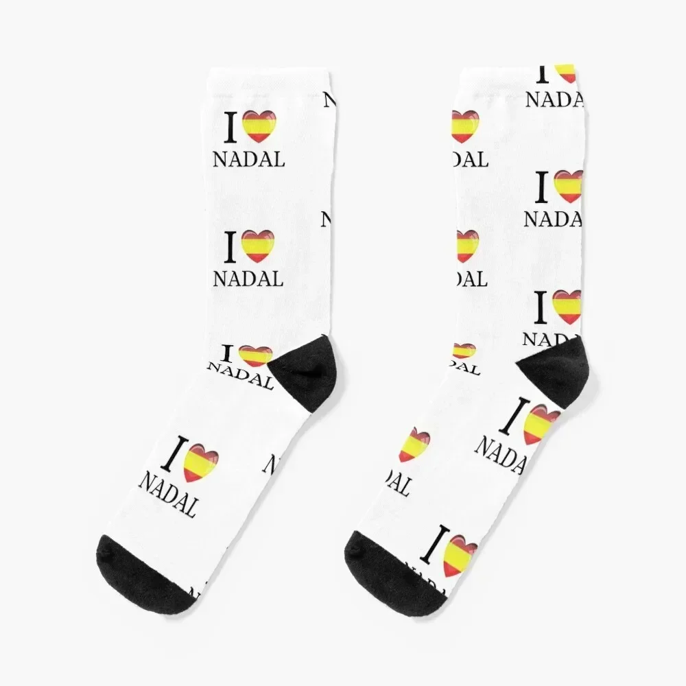 I LOVE NADAL Socks funny sock anti-slip hip hop hiphop Socks Ladies Men's