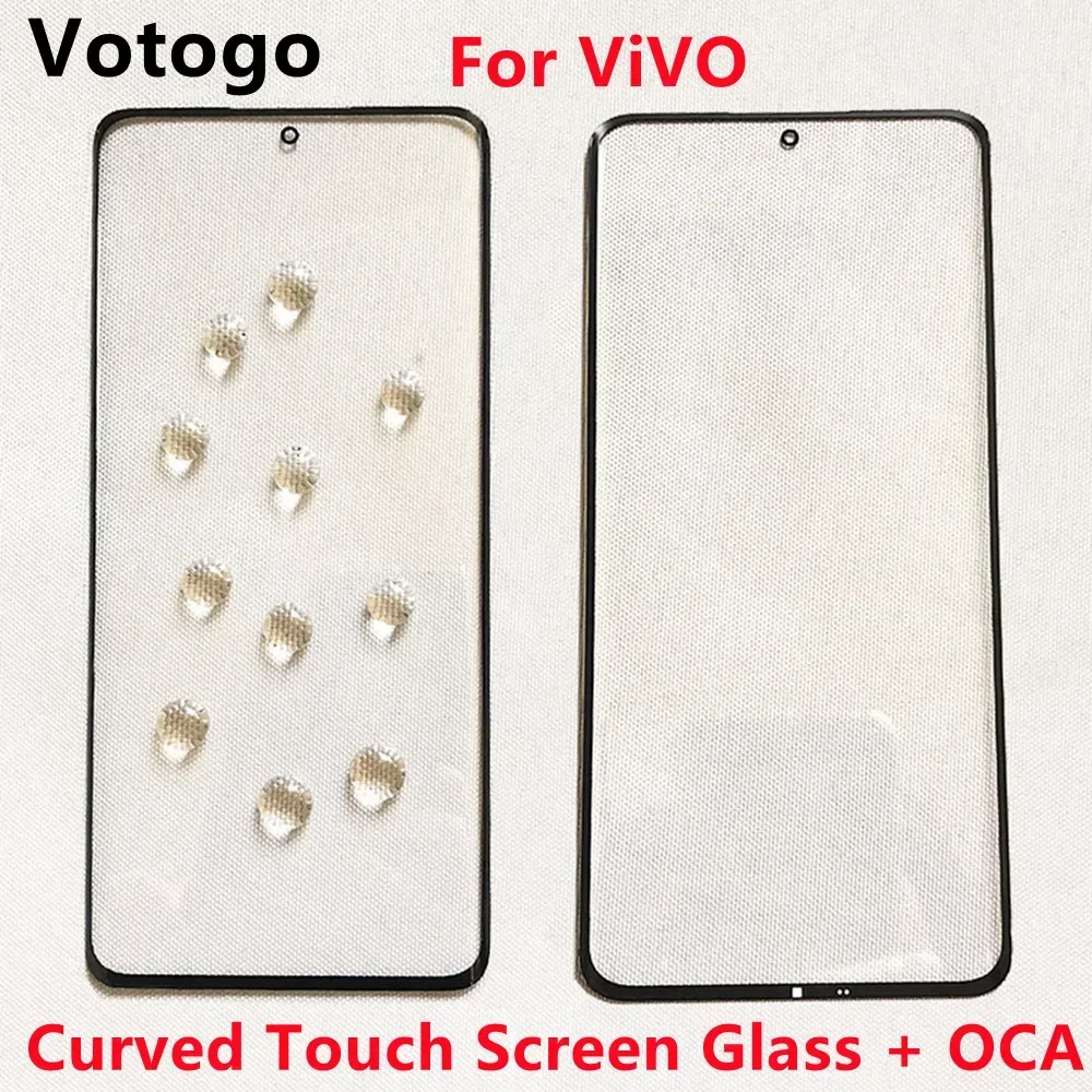 Outer Touch Screen Glass + OCA For Vivo X50 X60 X70 X80 X90 X100S X200 Pro+ Plus X100 Ultra Front LCD Panel Display Replacement