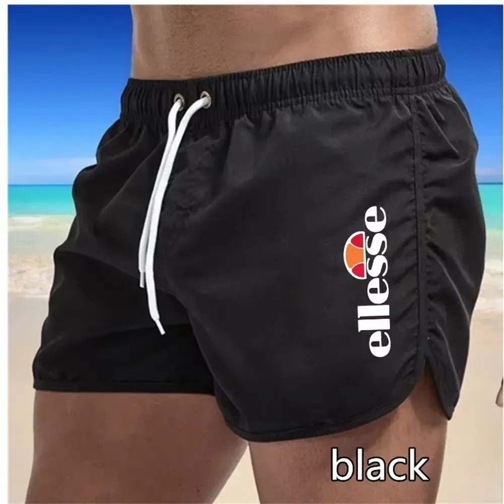 2024Men\'s Shorts Summer Swimwear Man Swimsuit Swimming Trunks Sexy Beach Shorts Surf Board Men\'s Clothing Pants