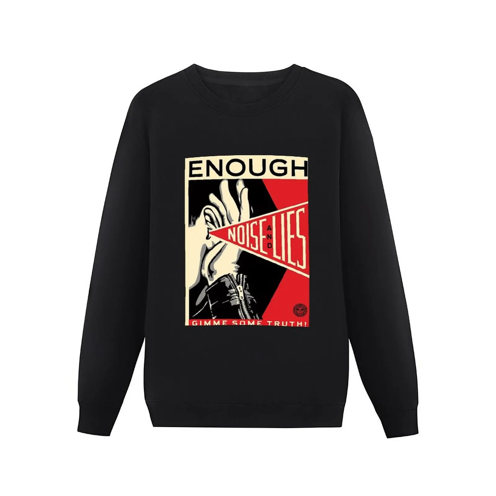 ;shepard fairey noise and lies Poster poster Pullover Hoodie blouse new sweatshirts