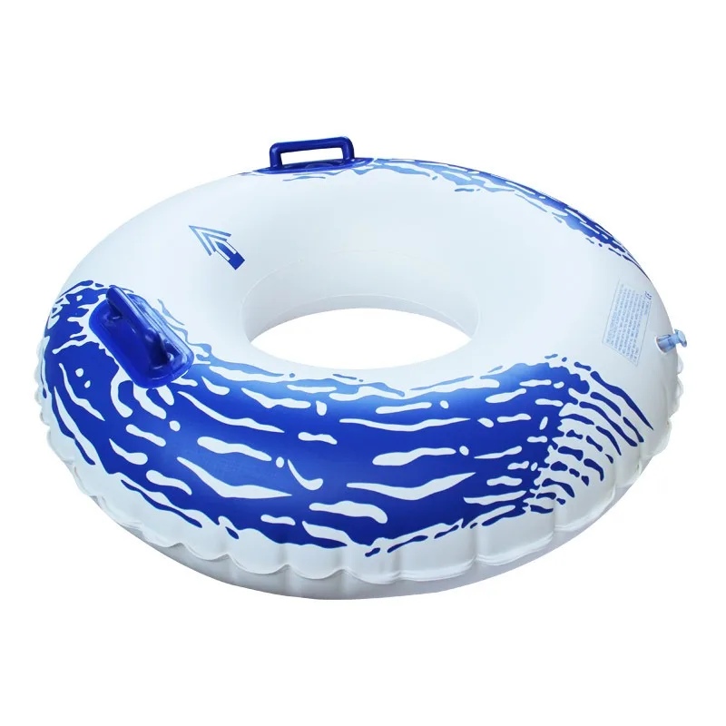 PVC inflatable swimming ring, adult thickened high elastic material rafting swimming ring, amusement park single drag water