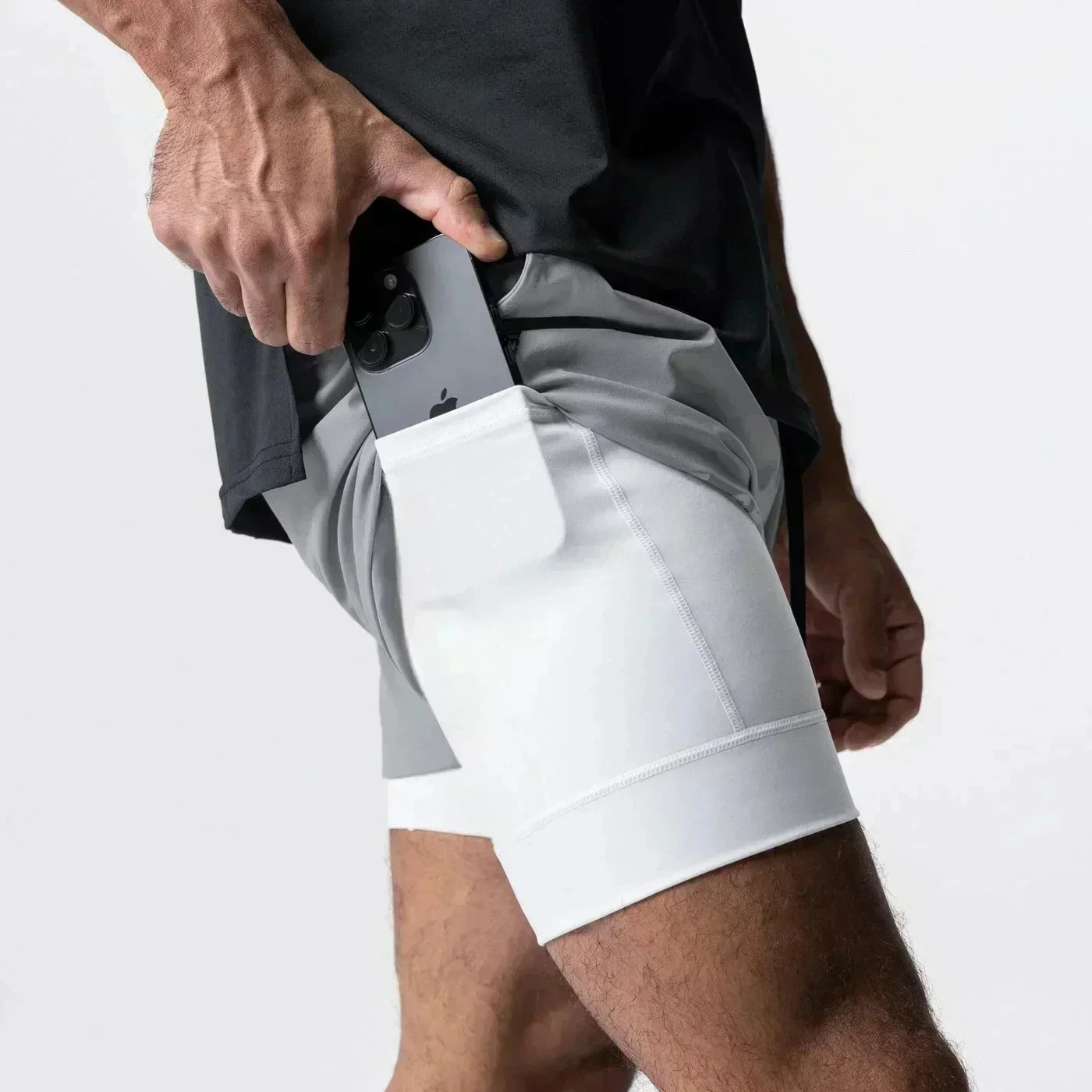 Dragonball Z شورت تدريب أسود Goku رفع الأثقال برتقالي خلفية طباعة رمز أبيض شعار أنيمي ملابس رياضية قطنية