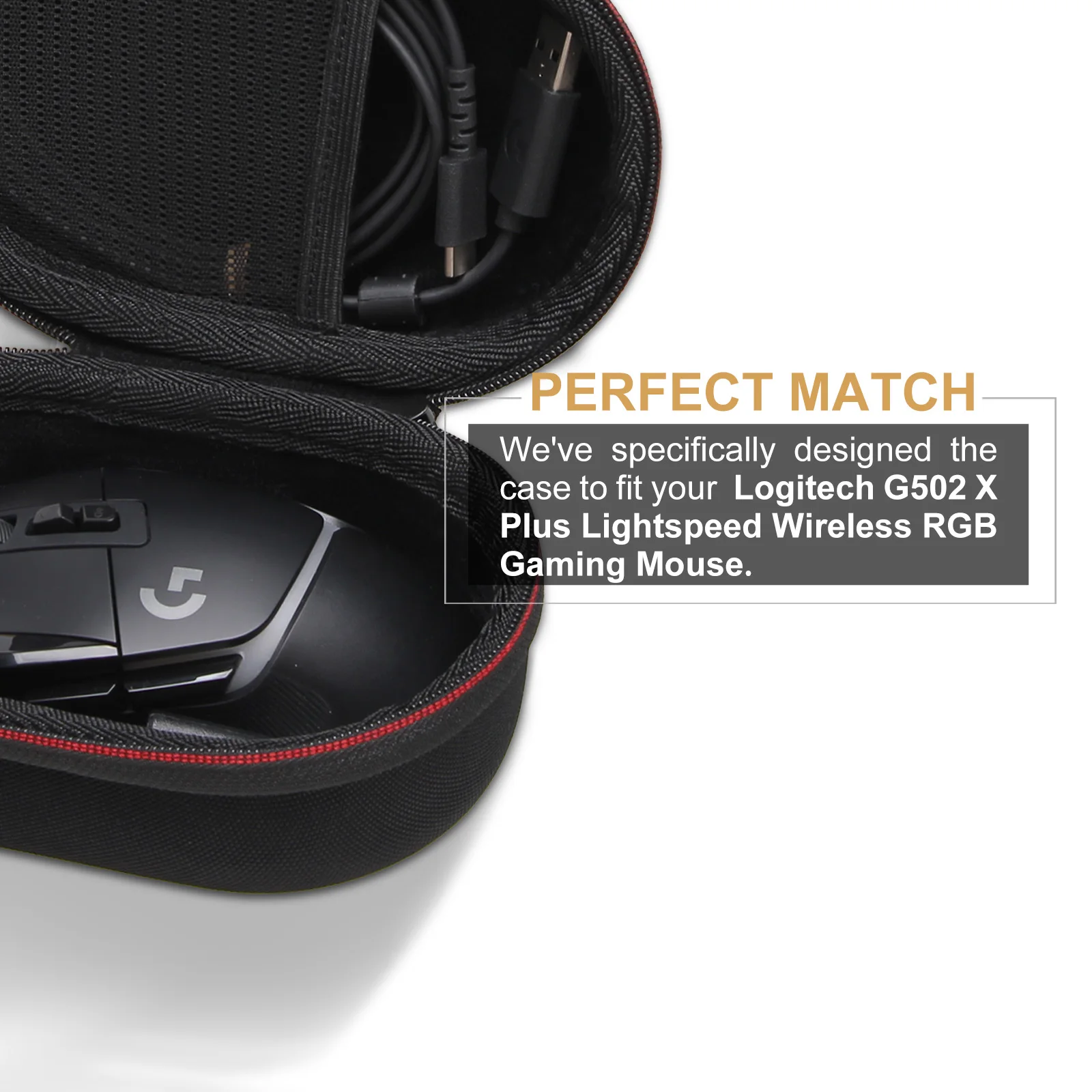 LTGEM EVA Hard Case for Logitech G502/ G502HERO/G305/G604/G603/G600/G703/G403/G PRO/G903/G910/G PRO/MX Master3 Mouse Storage Box