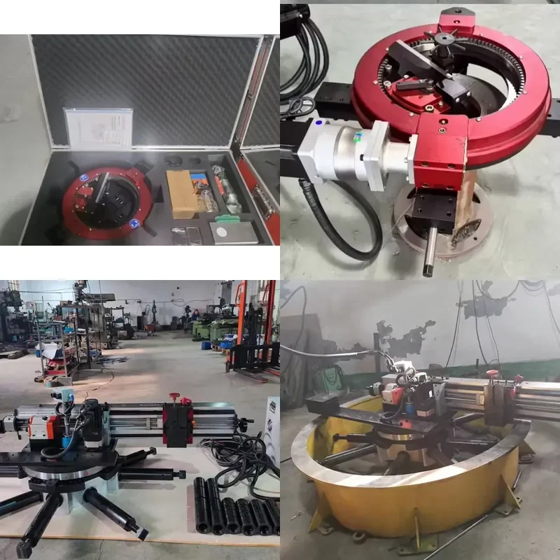 External RTJ Flange Surface Machining Machine
