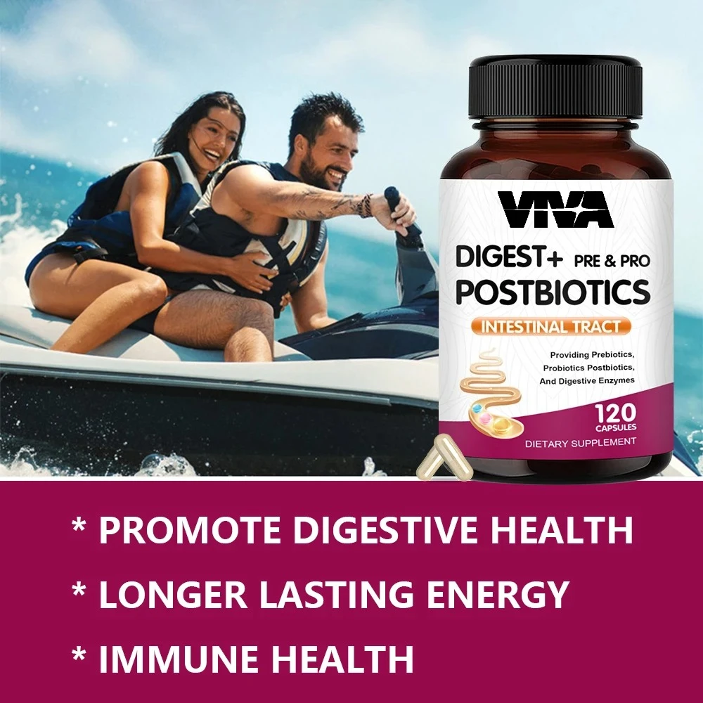 Digestive Enzymes+Probiotics+Prebiotics Capsule Beneficial Bacteria Immune System & Healthy Digestive, for Women & Men