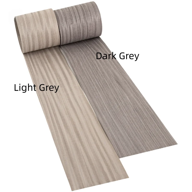 0,5 мм натуральный серый витраж из тикового дерева, шпон для инструмента, сделай сам, мебель, внутренние акцентные настенные панели, L: 2,5 метра