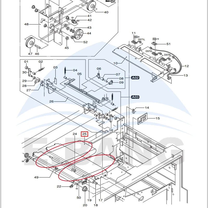 323D889964 FUJI350/FUJI370/FUJI375 Conveyor Belt for Frontier Fuji Color Expander Minilab Machine Replacement Part