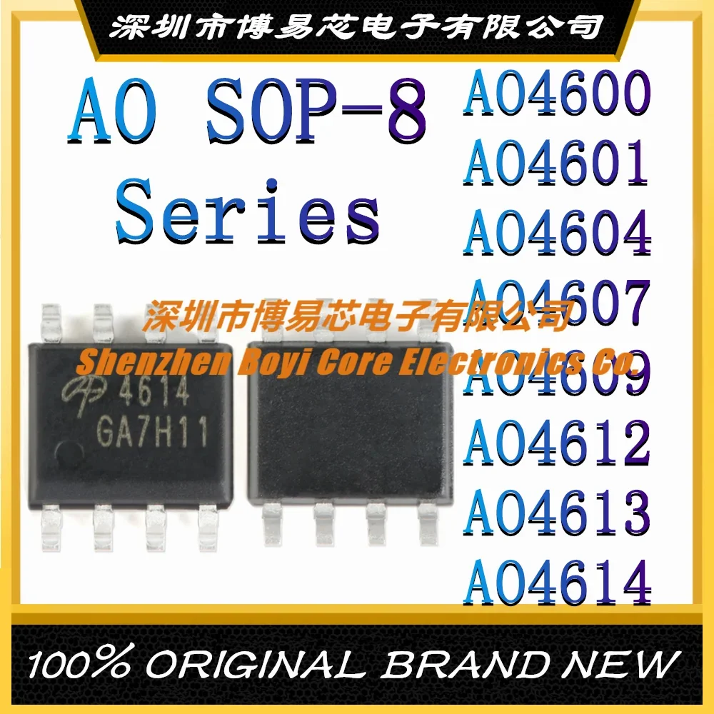 

AO4600 AO4601 AO4604 AO4607 AO4609 AO4612 AO4613 AO4614 SOP-8 New Original Genuine