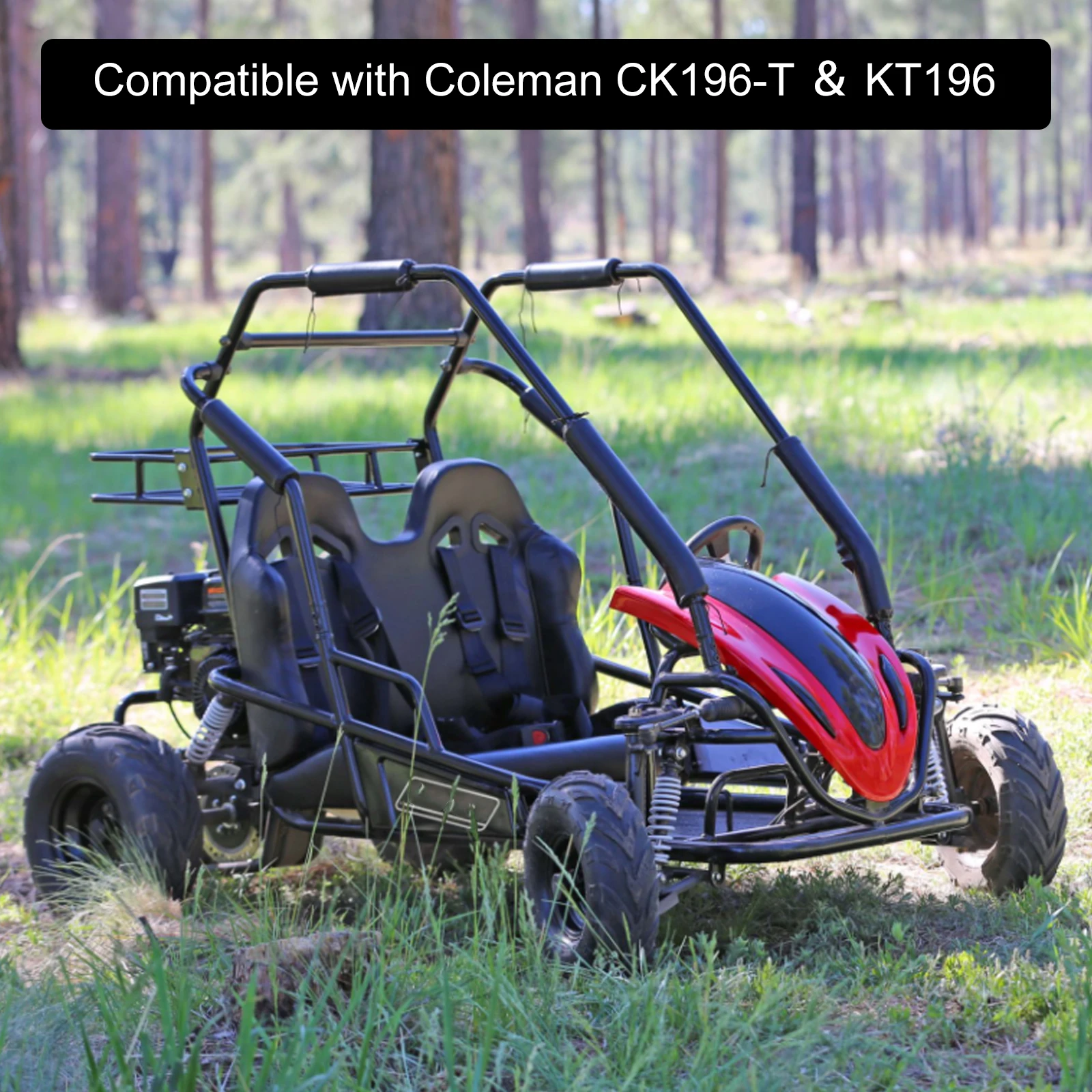 Coleman KT196 Go-Karts용 왼쪽 스핀들 스티어링 너클