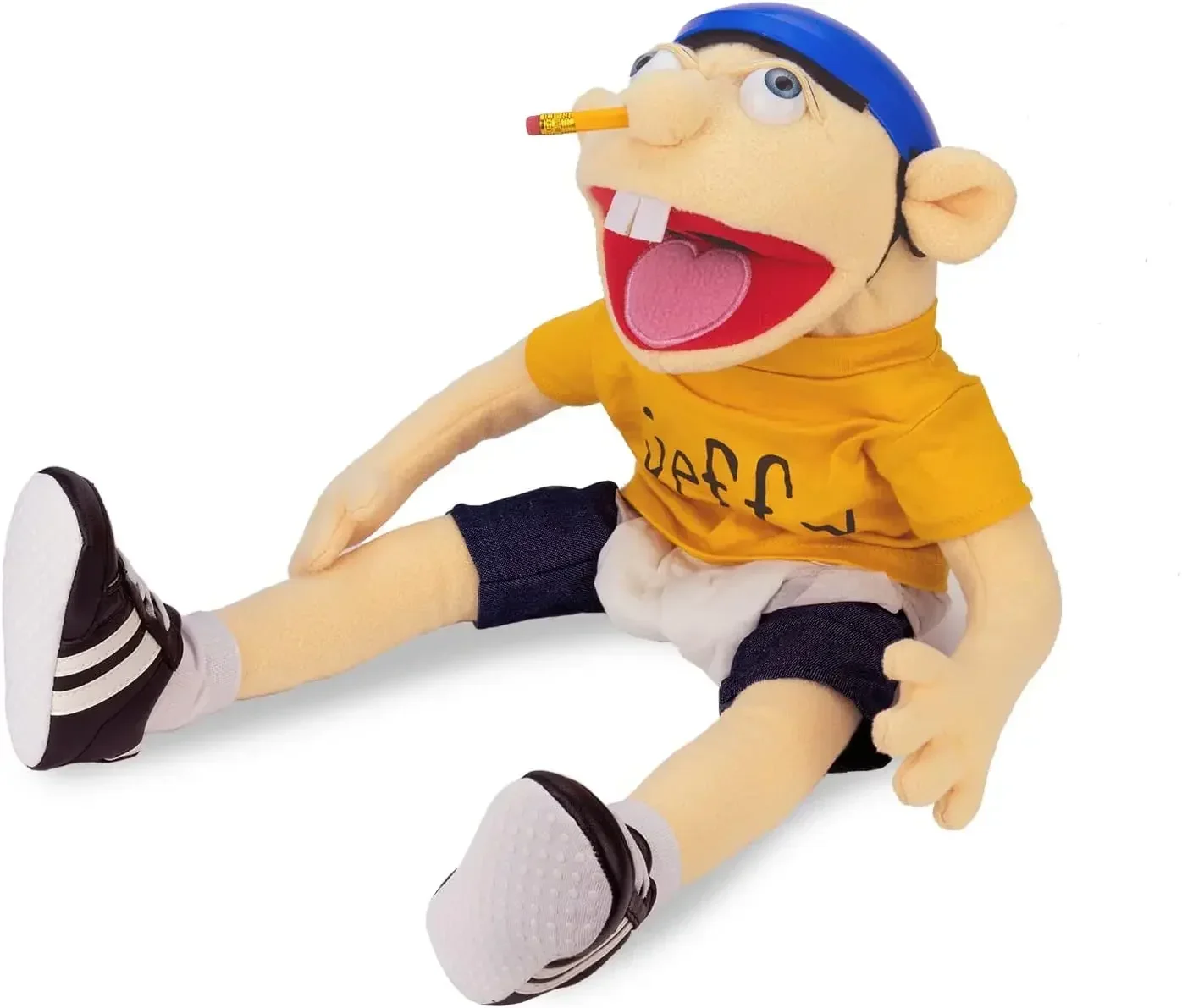 Hand Puppet Children Soft Doll Party Favors Puppet Kids Gift Cartoon Jeffy Boy Talk Show Party Props Christmas Doll Plush Toys