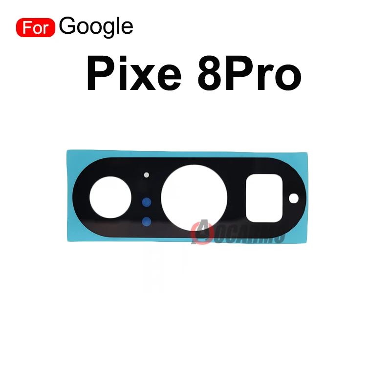 For Google Pixel 8 Pro 9 Pro XL 9Pro 8Pro Back Rear Camera Lens Glass With Sticker Adhesive Replacement Parts