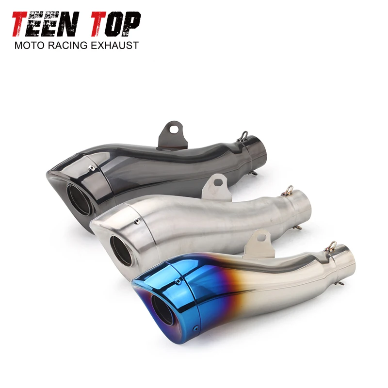 

Универсальный глушитель мотоцикла 38-51 мм DB Killer MT03 R6 Tmax500 CBR500R Z650 ZX-6R гоночный выхлопной локоть 370 мм Silencieux