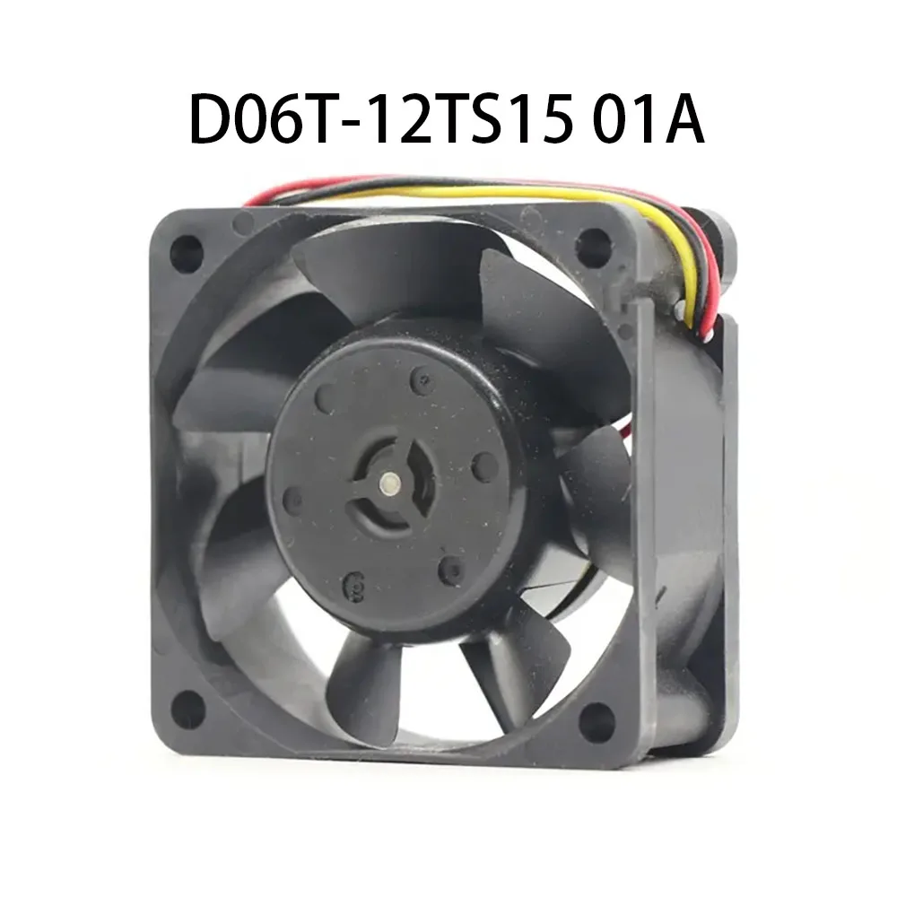 Energy-Efficient Server Driver Fan DC 12V 0.18A 60X60X25MM D06T-12TS15 01A Chassis Cooling high air volume