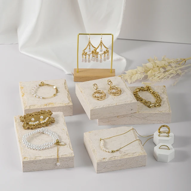 Marble Necklace Display Stand Earrings Jewelry Ring Placement Display Stand Decoration Photography Photo Props AliExpress