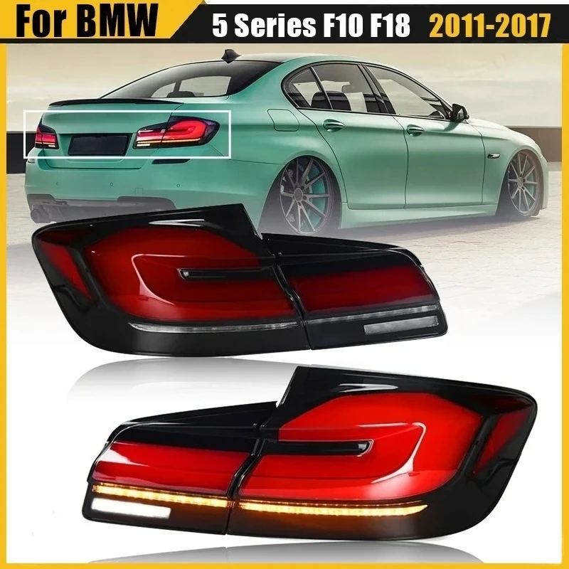 Taillight Assembly LED Dynamic For 2011-2017 BMW 5 Series 520i 530i 535i 535d 550i F10 F18 brake light Reverse lights Tuning