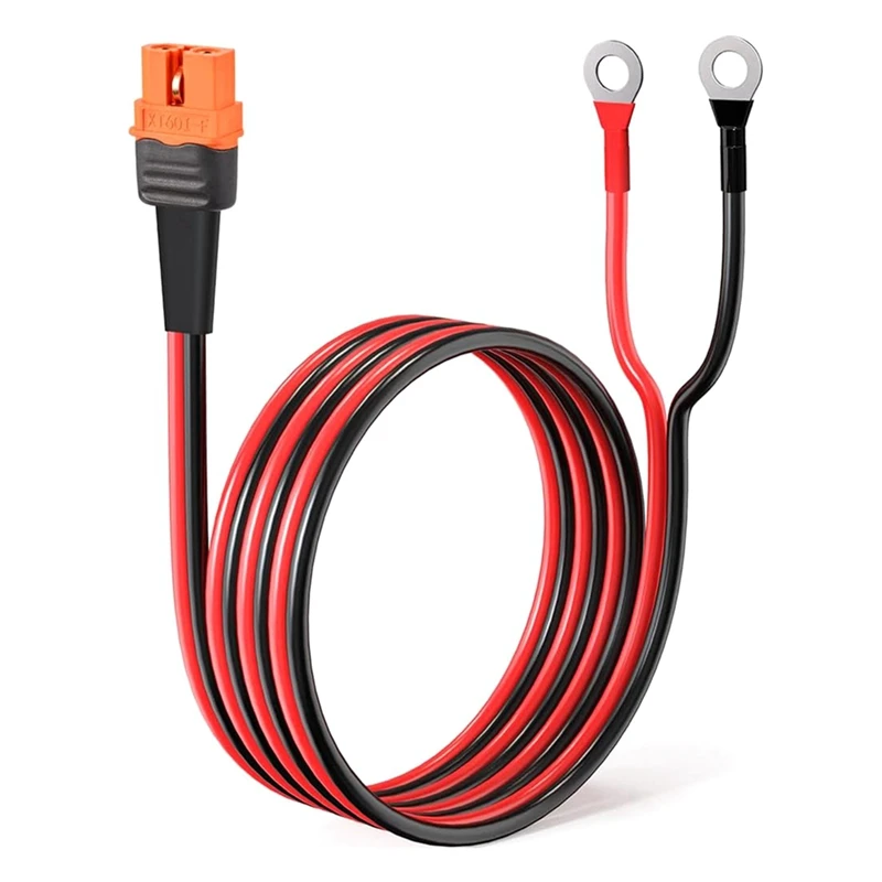 12AWG Xt60i гнездовой разъем для уплотнительного кольца для радиоуправляемой батареи, солнечной портативной электростанции и солнечной панели-AT64