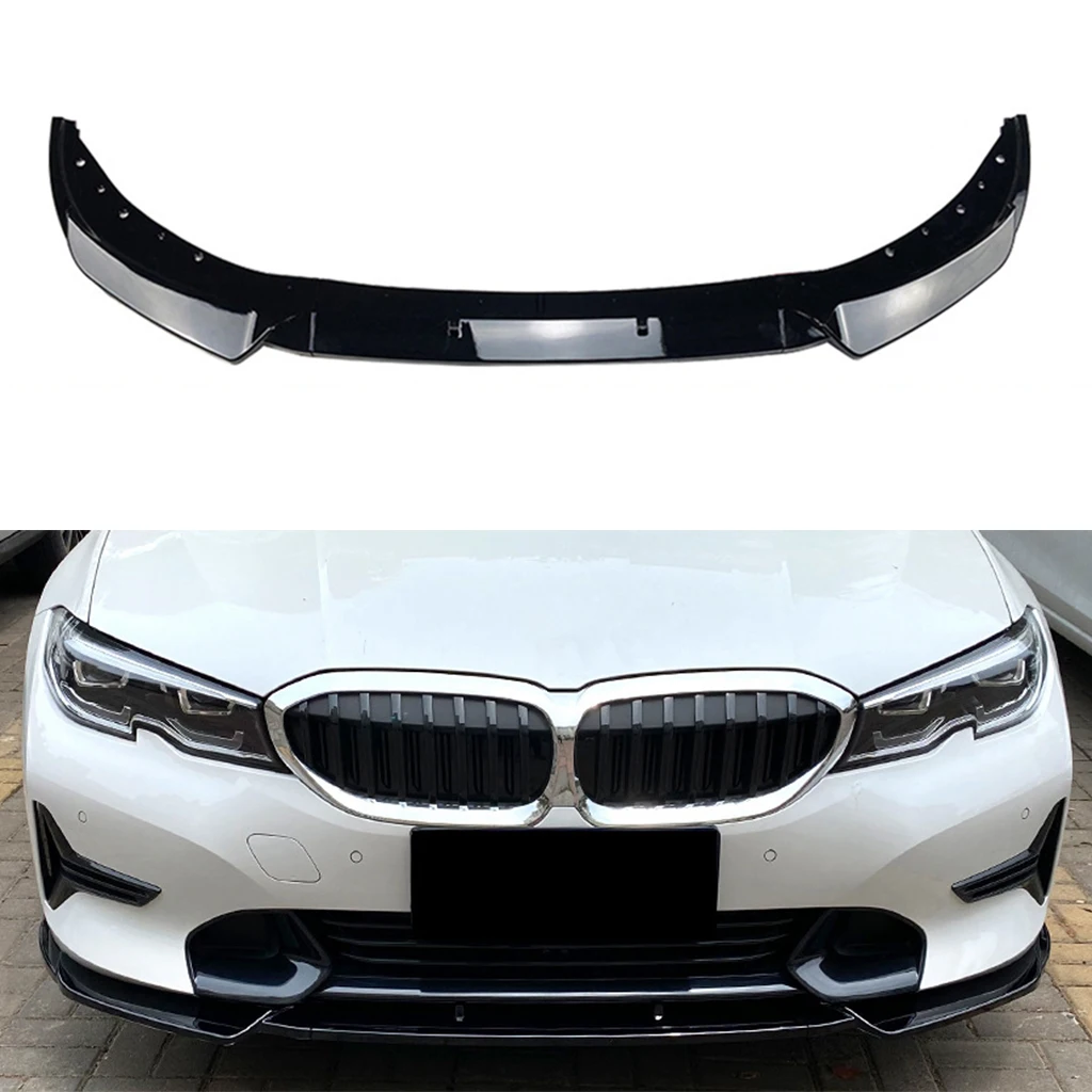 For BMW 3 Series G20 G21 320i 325i 2019-2022 Front Bumper Spoiler Lip Lower Body Kit Diffuser Splitter Tuning Guard