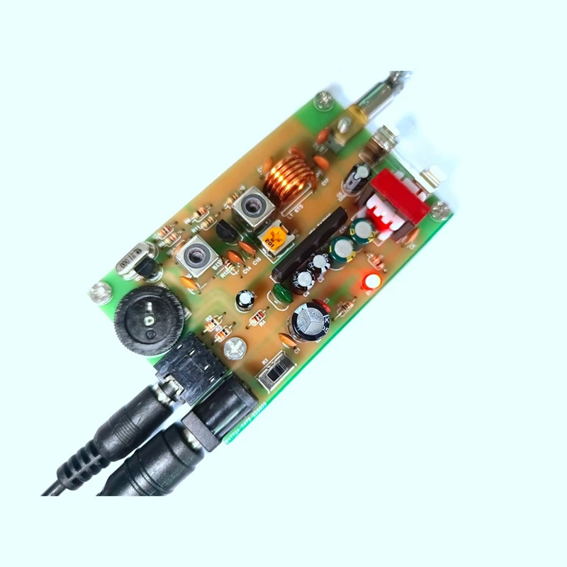 Shortwave AM Radio Transmitter Board 21MHZ Crystal W Antenna Kit Campus Broadcast SW Ham Radio Amplifier