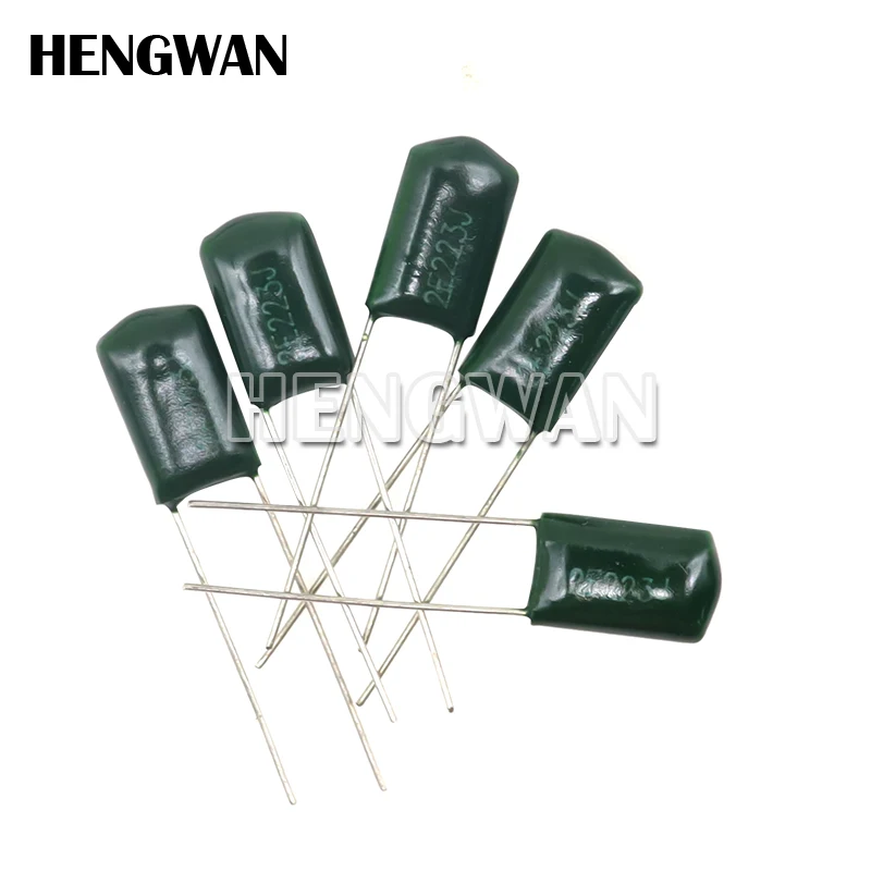 20pcs Polyester film capacitor 250V 400V 1000V 2.2nF 4.7nF 10nF 22nF 68nF 100nF 2E222J 2E472J 2E223J 2E683J 2E104J 2G103J 3A332J