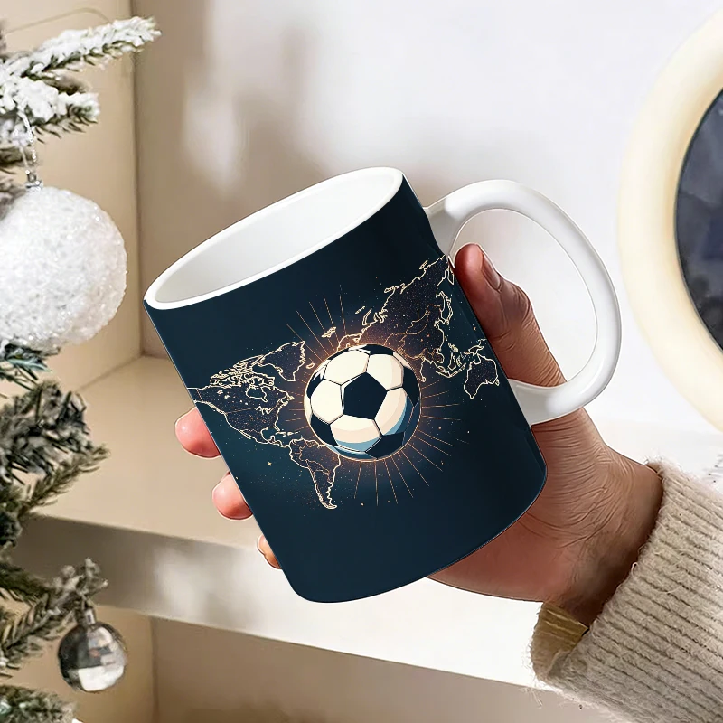 Soccer World Map Button Set - Unite with the Game Mug with a bottle opener function of 2026 Major Football Event