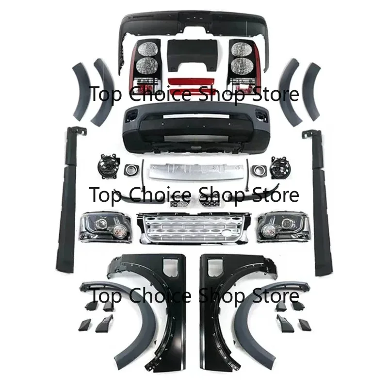 Suitable For 2005-2009  Discovery 3 Facelift Discovery 4 Old Model Facelift Front And Rear Bumper Headlights