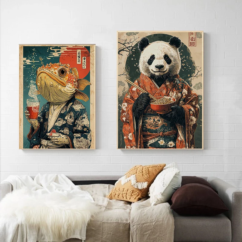 Classic Animals in Kimono with - đánh giá và giá Coffee Tea Break