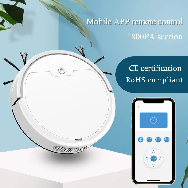 

Intelligent Wet and Dry Cleaning Robot Sweeping Machine Home Chargeable Smart Robot Vacuums Cleaner with Mop