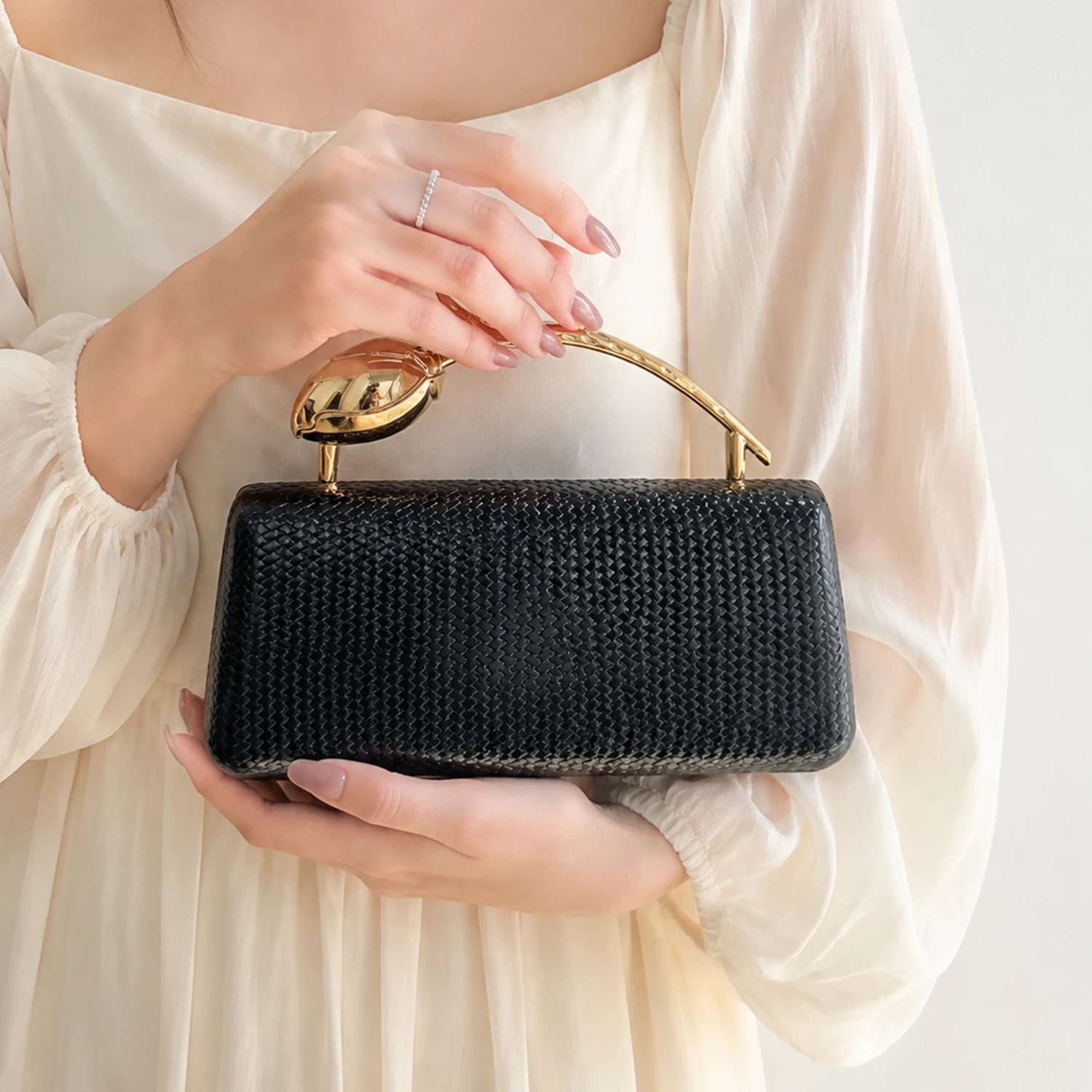 Tas malam wanita klasik baru b - Women Bags Gold ulasan dan harga
