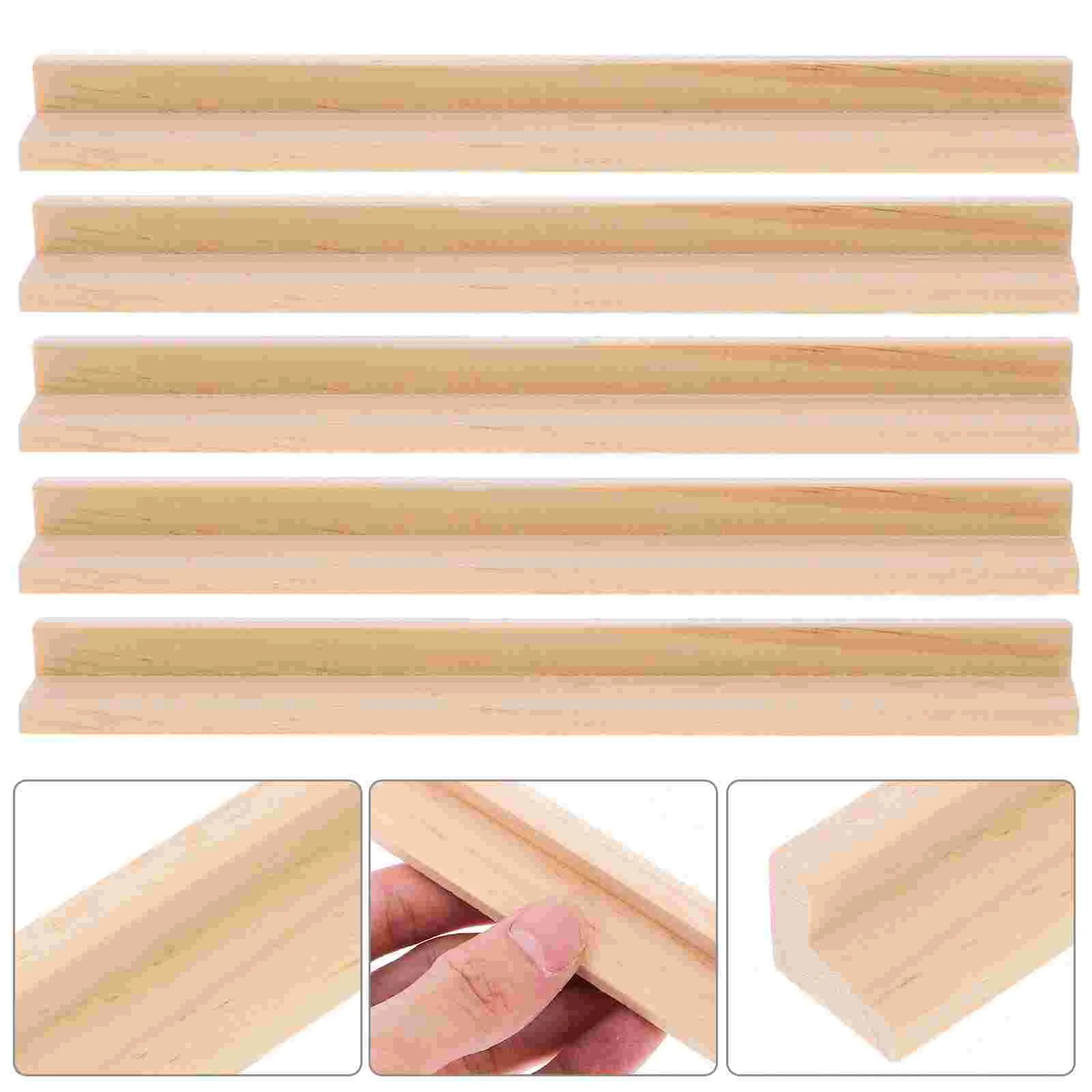 Supports en bois pour dominos, 8 pièces, base d'affichage, accessoires de bricolage, fournitures de bureau